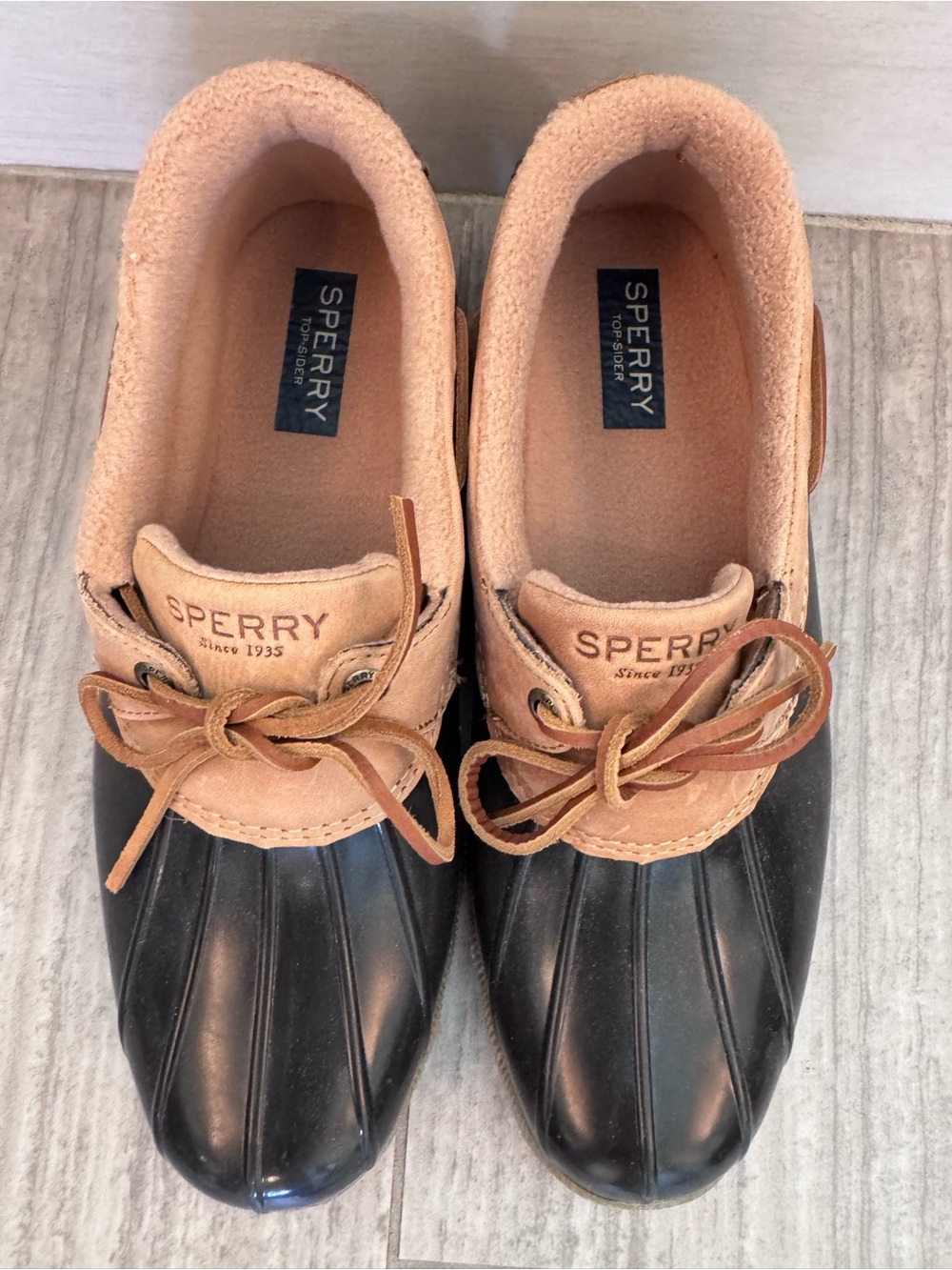 SPERRY Saltwater 1-Eye Duck Boots | Women’s Size 10 | Waterproof |